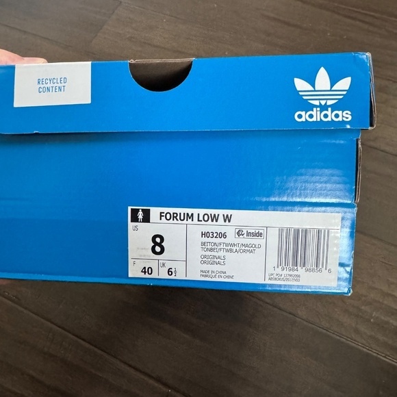 Adidas Forum Low Women's Sneakers Size 8 Beige Tone / Cloud White / Matte - Picture 7 of 7